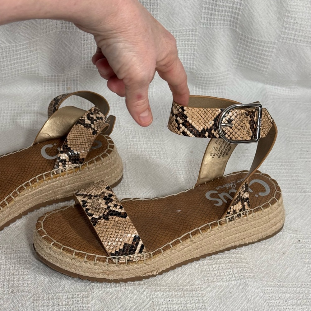 CIRCUS by SAM EDLEMAN Cobra Snake Rattlesnake Wedges Platforms NEW 8.5 M